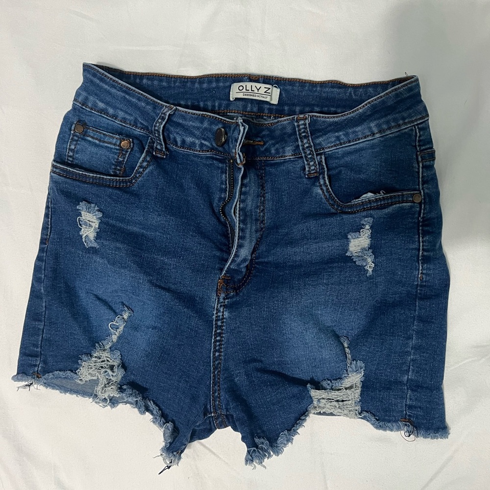 Women's Blue Jean Shorts